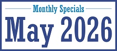 Monthly Specials - May 2026 titles
